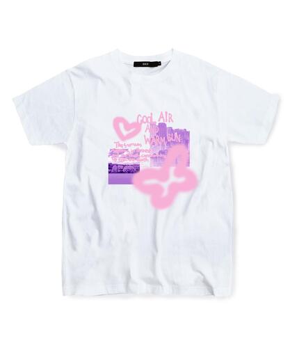 ESCAPEFROM Pink Escape City T-Shirt White