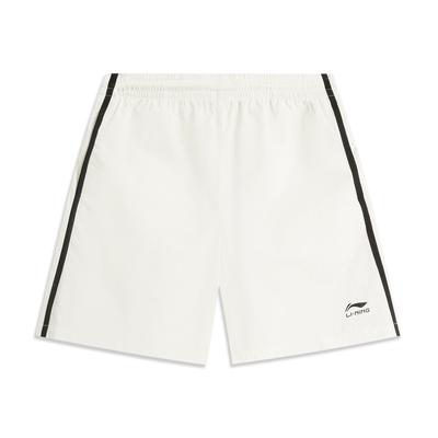 Li Ning Sports Lifestyle Series Casual Comfortable Versatile Sports Shorts Women Shorts Off-White AKSV600-2