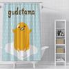 Cartoon G-Gudetama Shower Curtain Waterproof Polyester Fabric Paint Colorful Bath Curtains Home Bathroom Decor Curtain With Hook