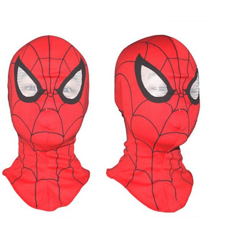 Showing Spider-character  Headgear Soft Comfortable Flexible Breathable Face Mask For Halloween
