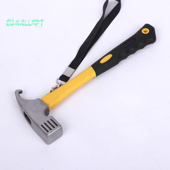 Camping Hammer with Stake Puller Ergonomic Handle Rustproof Corrosion Resistant Outdoor Tent Hammer Camping Supplies