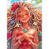 Disney Moana Pearl Art A Soothing Artistic Masterpiece 5D DIY Pearl Embroidery Mosaic Cross Stitch Kit for Home Decor