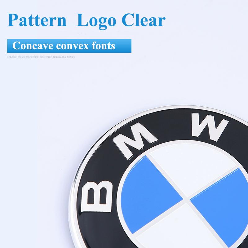For BMW M 74mm 82mm Car Front Hood Emblem Bonnet Badge Rear Trunk Logo for BMW E46 E39 E90 E60 E87 E36 M3 M4 50TH Anniversary Accessories T1