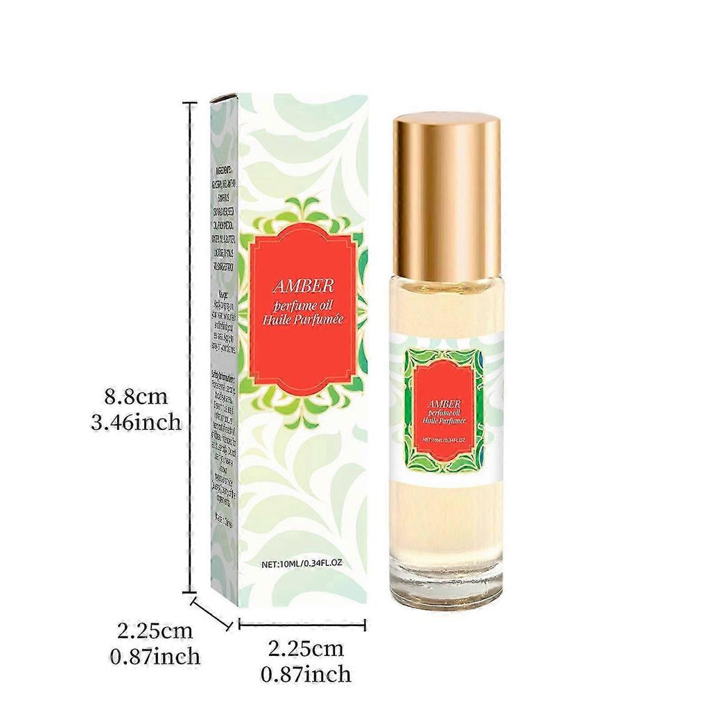 Jantarový parfémový olej v roll-onu - Parfémy bez alkoholu pro ženy a muže od Nemat Fragrances 10 ml / 0,33 fl Oz