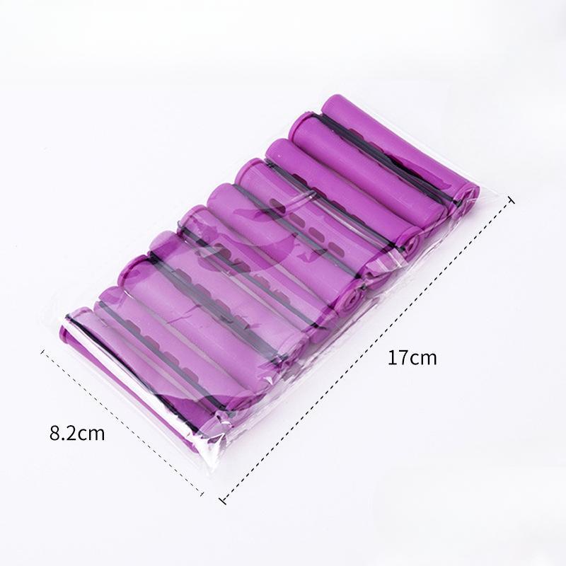 10pcs Hair Cold Roller Heatless Curling Curlers Hair Heatless Curling Rods Magic Hair Curlers Without Heat Wave Curly Perm Rods