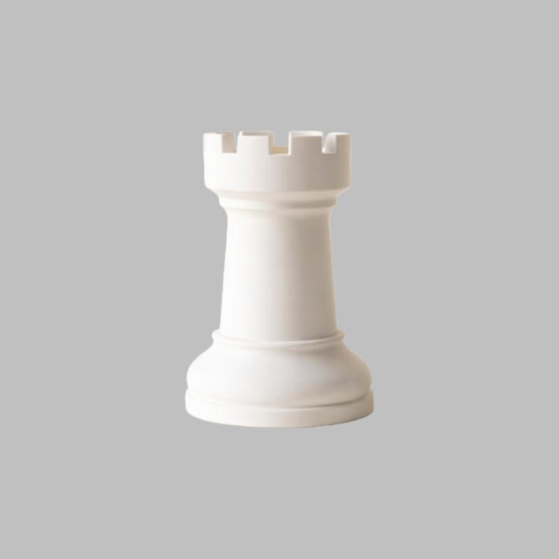 

1pc Chess-Themed Pen Holder & Cosmetic Organizer - Portable Capacity Desk Storage Suitable for Home Office School,Back-to-School белый