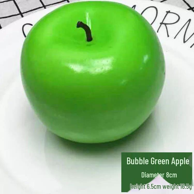 Simulated Fruit Model: Fake Apple for Early Childhood Education and Photography Props
