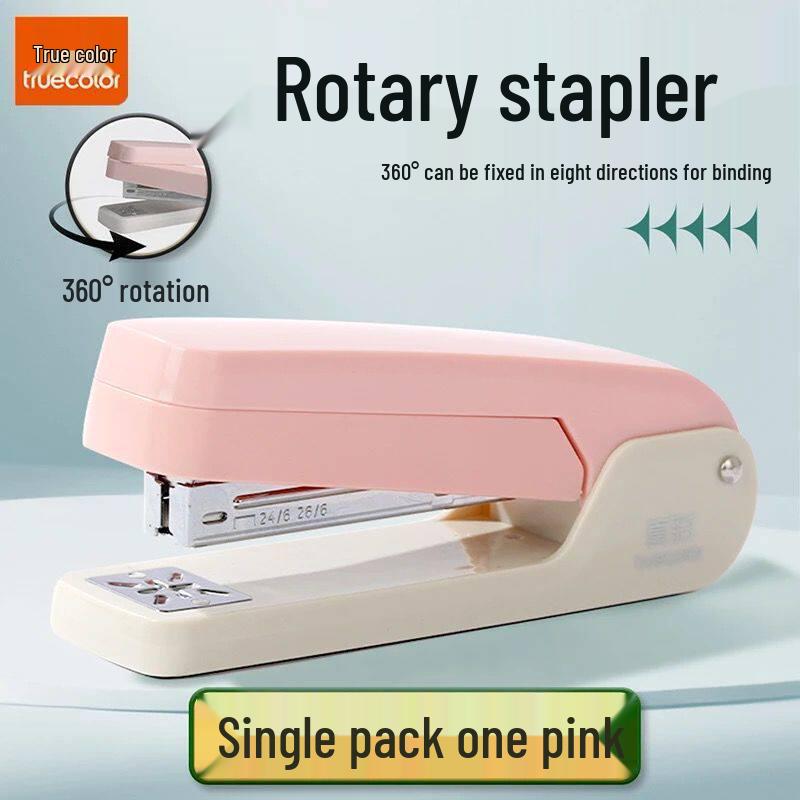 Obrotowy Duży Stapler: Wielofunkcyjny dla studentów i do domowego biura.