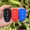 Silicone Car Key Case for Hyundai Kia Elantra Sonata Accent Tucson Sonata Santa FE Carens 2007-2011 Rubber Remote Cover Keychain