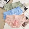 Men's Spring and Summer Sexy U Convex Pocket Breathable Mesh Briefs