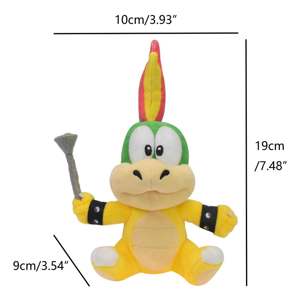 Wendy Lemmy Roy Iggy Morton Ludwig Larry Plüschtiere 7 Stil Peluche Stofftierpuppe Geschenk, Cartoon oder Sammlergeschenk, Weich