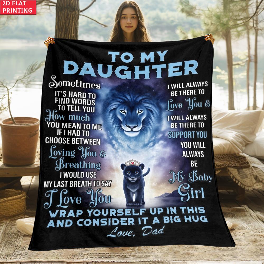 

Gift for Daughter Print thin Flannel Blanket for Bedroom,Living Rooms,Sofas Blankets,Lunch Breaks,blankets fluffy blanket 130x150cm