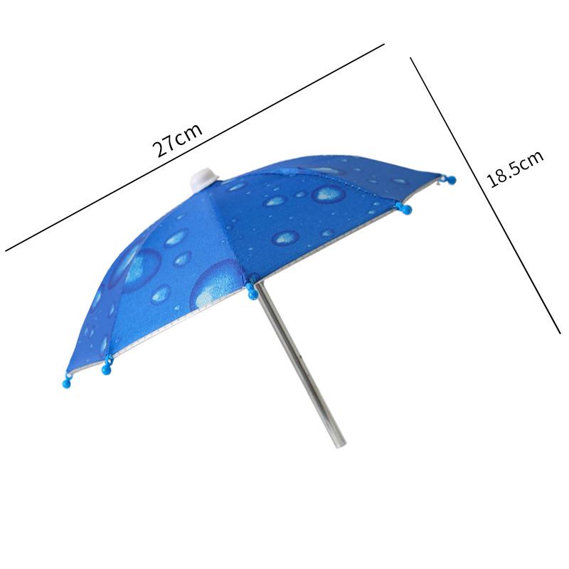 Mini Cycling Umbrella: Cute Mobile Phone Sunshade with Clip, Decorative Toy Umbrella