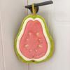 Coral Fleece Fruit Hand Towel - Absorbent, Thick, Hanging Child's Bathroom/Kitchen Souvenir