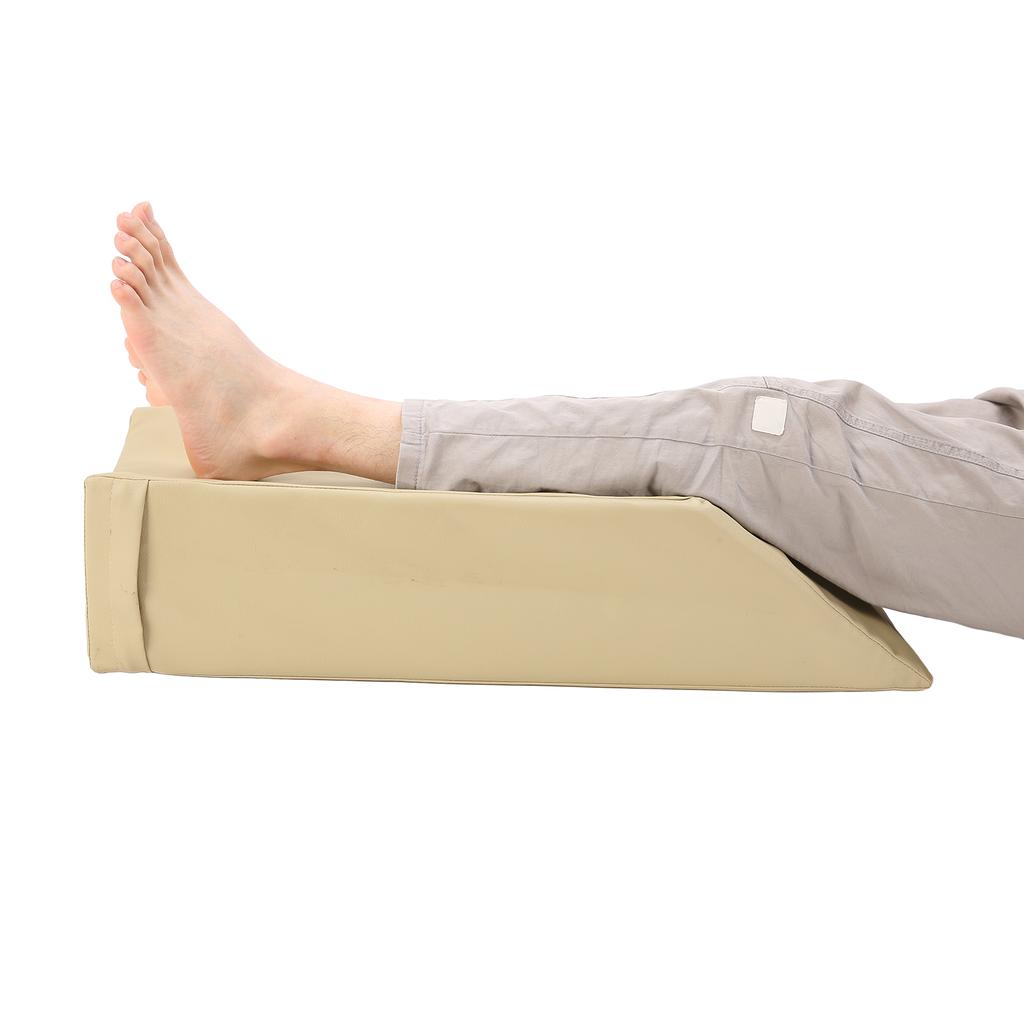 Sponge Leg Lifting Pillow 45 Degree Inclined Comfortable Post Surgery Leg Elevating Pillow 63x21x16cm