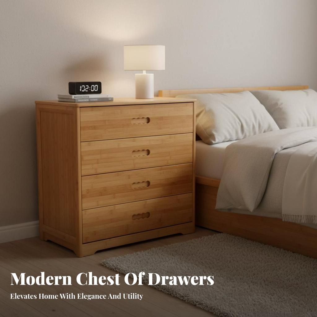 Multitiered Drawer Chest Large Capacity Storage Furniture Sturdy and Long-Lasting Easy to Clean for Adults