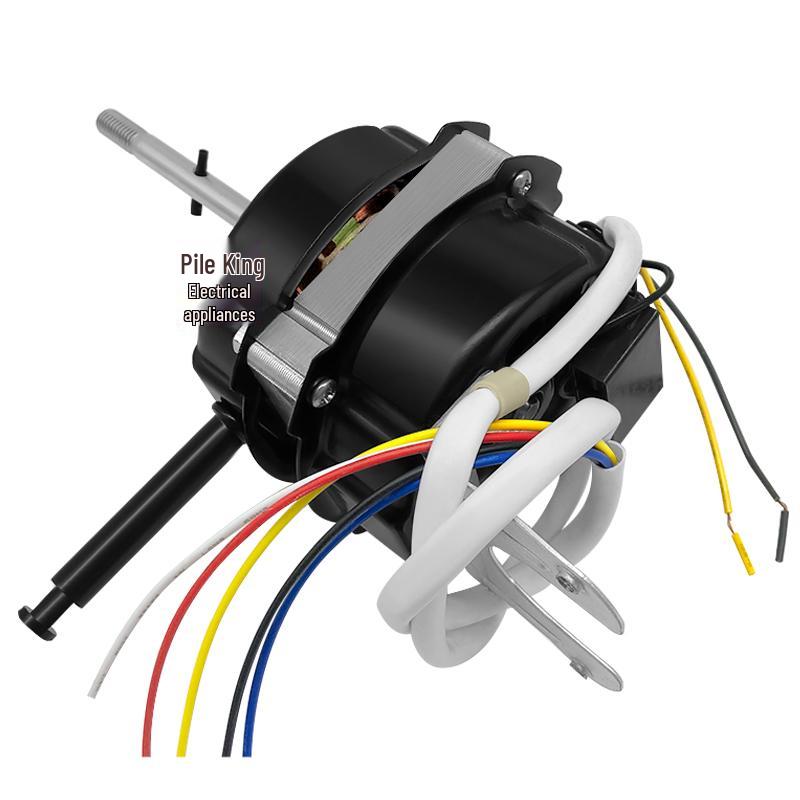 16" 3-stufiger Wandventilatormotor mit dicken Doppelkugellagern und Fernbedienung, 5-Draht-Elektroventilatormotor