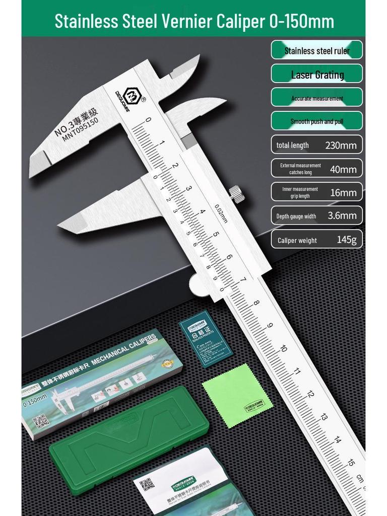 Mitutoyo German Stainless Steel High Precision Digital Vernier Caliper for Industrial and Household Use