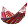 Portable Garden Canvas Hammock Camping Sleeping Swing Bed Hanging Porch Backyard Indoor Outdoor