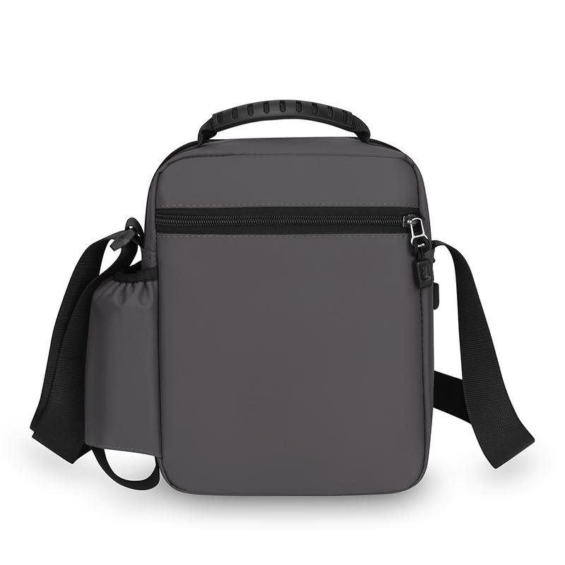Men's Shoulder Bag Multi-Compartment Wear-Resistant Lightweight Handbag Business Travel Crossbody Bag