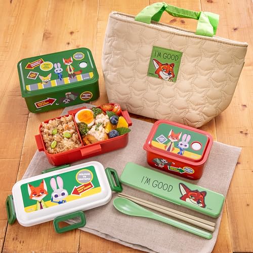 Skater Quilted Insulated Lunch Bag, 30cm X 12cm X 18cm, Disney Zootopia Nick Design (KKLB2)