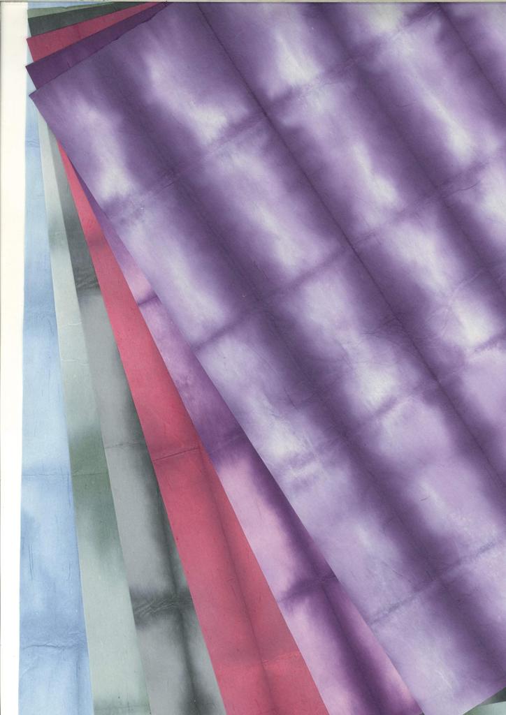 Japanese paper set 24 Board-dyed (24 sheets, colors)