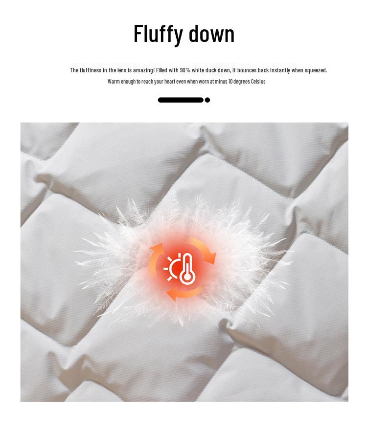 Trendy 90% Down Lapel Jacket: Thick, Warm & Casual