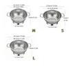 Fine Mesh Filter Stainless Steel Colander Solid Ring Base Kitchen Strainer Draining Basket  Kitchen