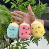 Stuffed Boba Milk Tea Keyring Plush Doll Boba Doll Plush Toys Bubble Tea Keychain  Girl Friend