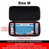 Portable EVA Hard Shell Keyboard Storage Bag Large Capacity Thickened Waterproof Protective Case For Mechanical Gaming Keyboard