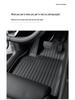 Tesla Model Y/6-Seater TPE Floor Mats: Full Coverage Interior Modification.