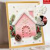 Christmas Pearl Painting Kit Handmade DIY Gingerbread House Snowflake Pinecone Berry Home Decoration Painting
