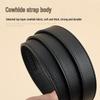 Women's Top Grain Leather Automatic Buckle Belt