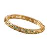 Shiny Vintage Cloisonne Bangle Ethnic Hollow Out Flower Bangle Drip Oil Enamel Bracelet  Girls