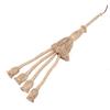 0.5m E27 Vintage Hemp Rope Ceiling Light Base Pendant Lamp Bulb Holder 85-265V (3*holder)