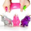 Jednorožec Squishy Míčky na odbourání stresu pro děti se zaměřením a autismem Pružná zvířátka Hračka na stres Party Dárky Squishy Fidget Hračky