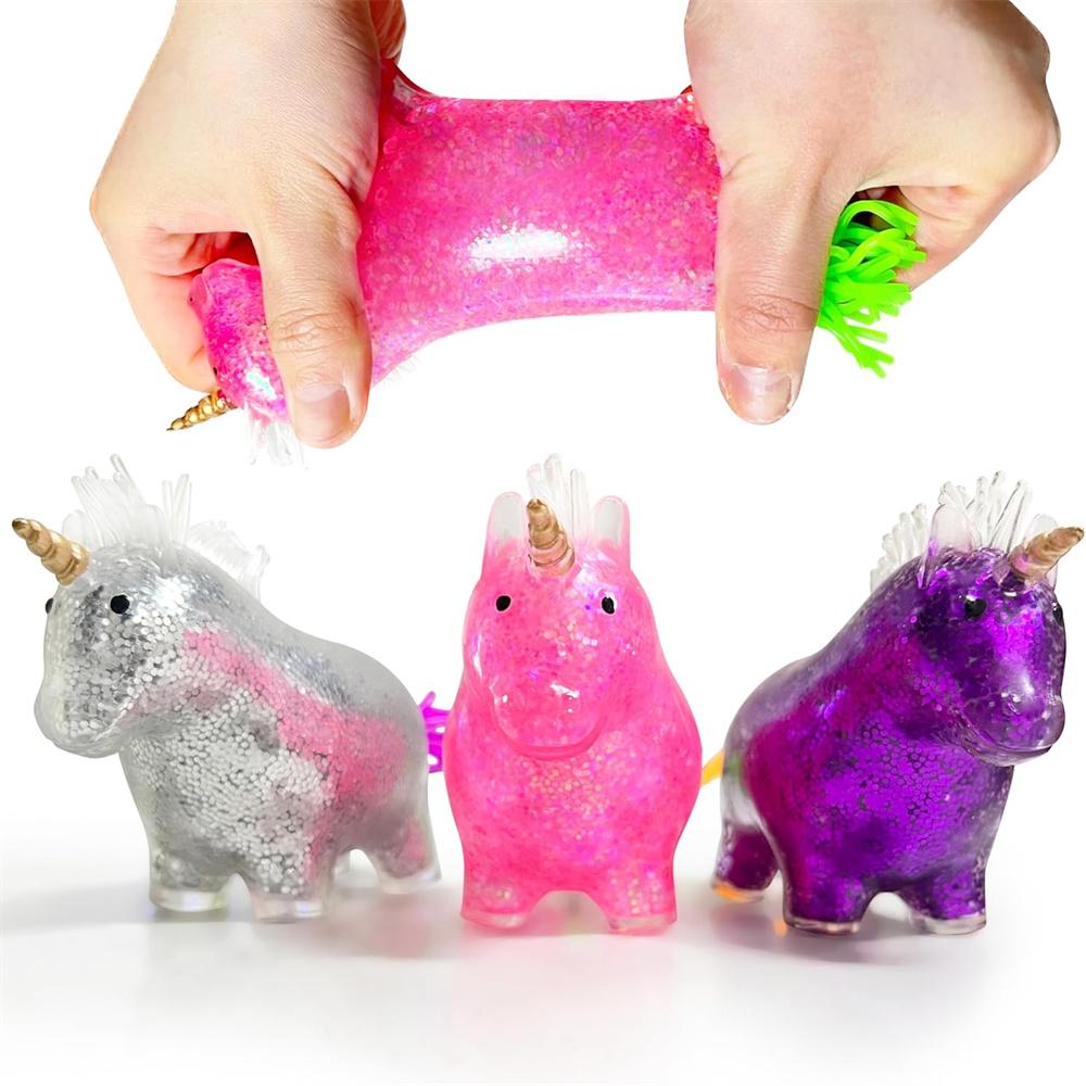 Jednorožec Squishy Míčky na odbourání stresu pro děti se zaměřením a autismem Pružná zvířátka Hračka na stres Party Dárky Squishy Fidget Hračky