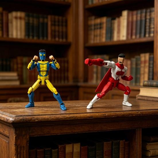Action Figure Exquisite with Flexible Joints Fully Articulated Model Desktop Display Collectible Gift for Fans