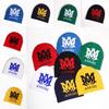 Amiri Letter Pattern Knitted Cap Beanie Hat Fashion Casual Outdoor Gift Warm
