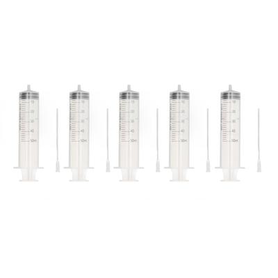 5 Peças Seringa de Enchimento de Tinta Injetor 50ml Ferramenta de Desenho com Escala para Cartucho de Impressora