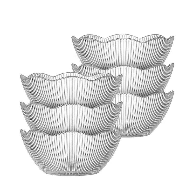 Loveware Kronblomsdesign Glasskålar (Set om 6)