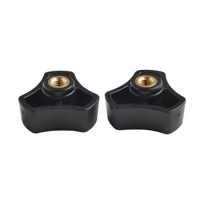 Knobs Clamps T-Track Bolts Knobs T Slot Bolts Tools W/ M6-70T Screw 4pcs Set Kits Lightweight Plastic Silver/Black