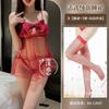 Sex Underwear Mesh Transparent Sexy Temptation Suspender Bow Sexy Suit Abstinence