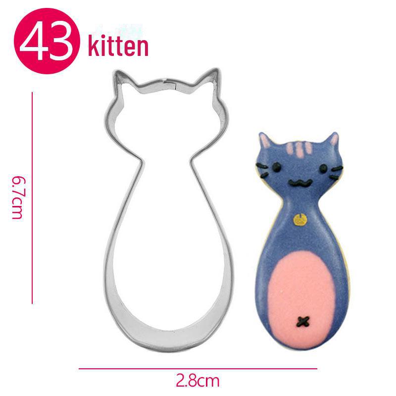 

Набор форм для печенья и помадки из нержавеющей стали - дизайны слона и жирафа