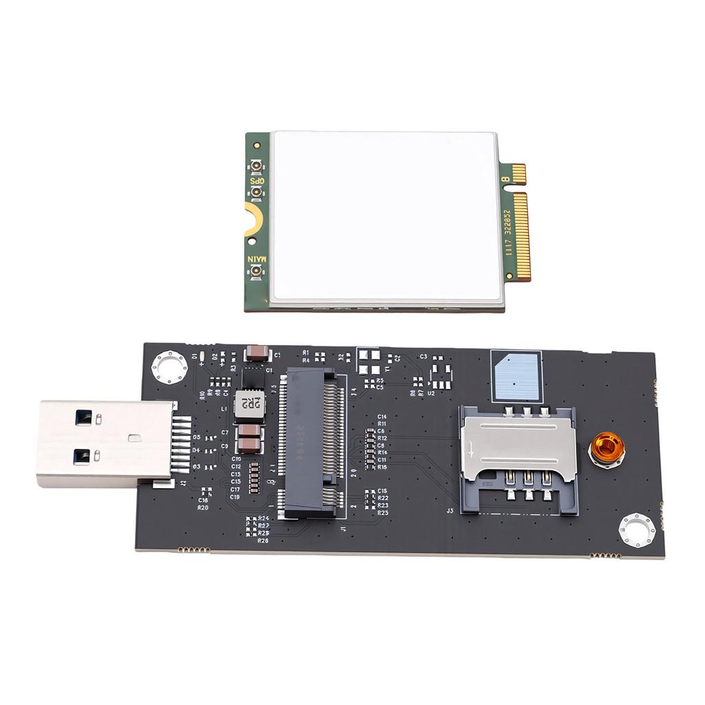 Carte d'extension Adaptateur Key B M.2 NGFF WWAN vers USB 3.0 avec emplacement SIM Carte réseau 4G LTE EM7430 pour 3 4 5G LTE sans fil