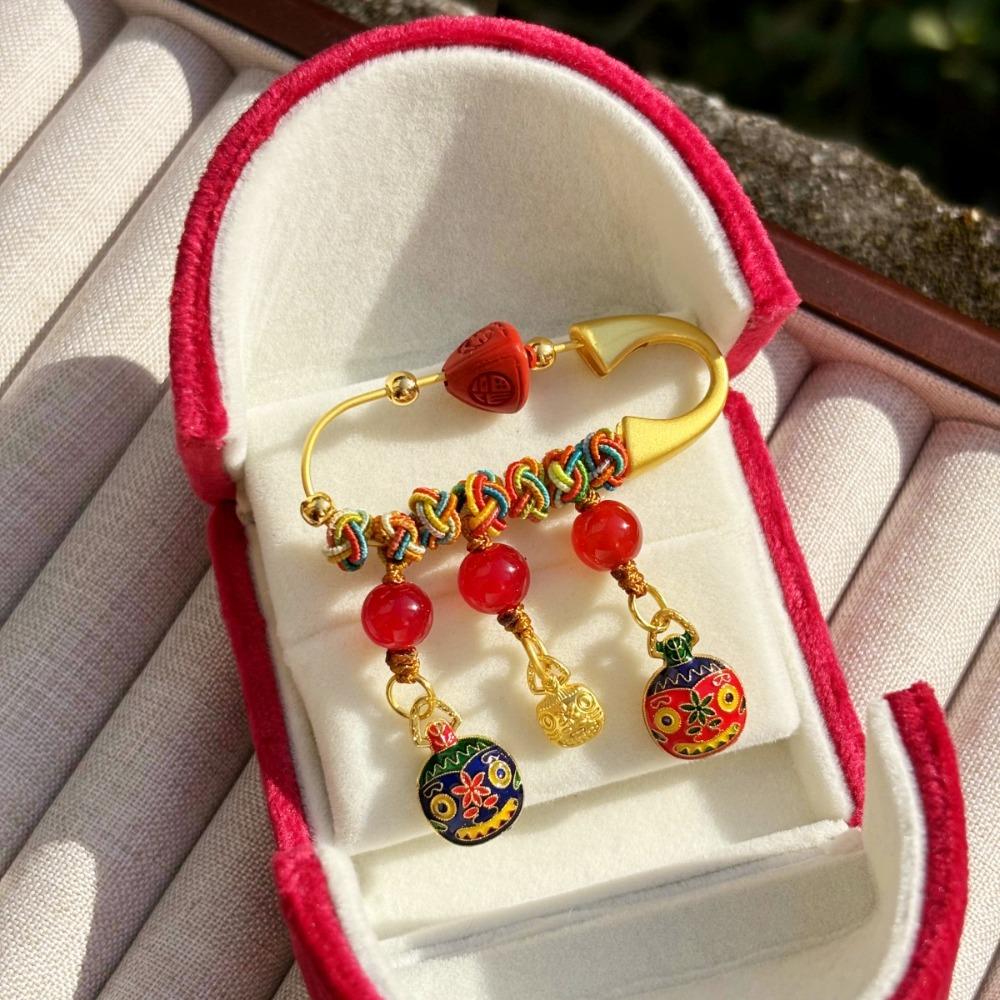 Horse Year Zodiac Brooch Pendant Best Wishes Guardian Brooch Lucky Lucky Pins  Pregnant Women