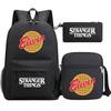 Stranger Things Star Printing Teen Student School Bag Three-Piece Men'S And Women'S Backpack