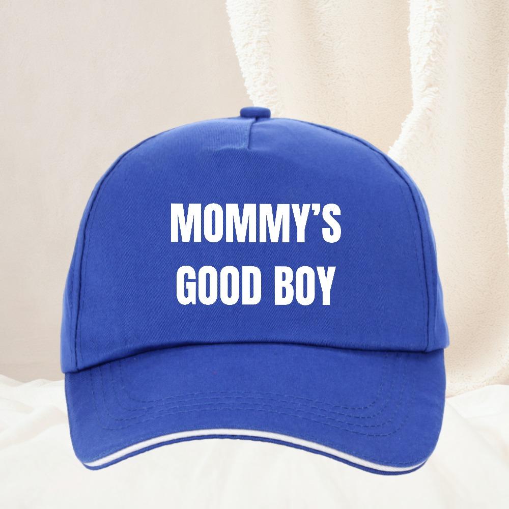 Lustige Unisex-MÜTTER GUTER JUNGE Aufdruck Unisex Mode Humor Unisex Damen Verstellbare Mütze Outdoor Baseballkappe