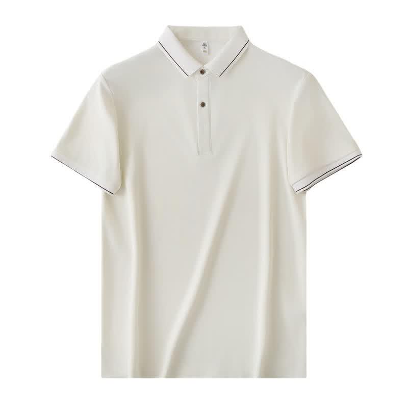 Tucano Men's Business Casual Short Sleeve Polo Shirt