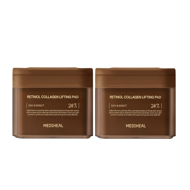 

MEDIHEAL Тонер-пэды Ретинол-Коллаген 100+100 пэдов Двойная упаковка